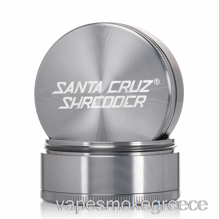 τεμαχιστής Vape Greece Santa Cruz 2,75 ιντσών μεγάλος μύλος 4 τεμαχίων γκρι (70mm)